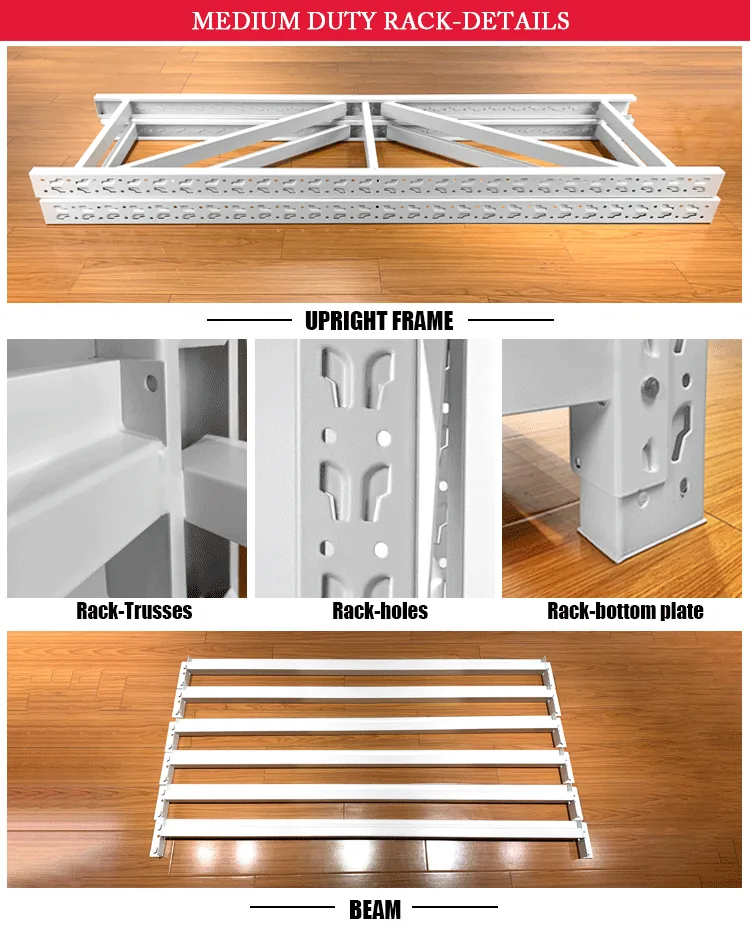 Medium Duty Storage Rack, 4000 mm High, detail 2