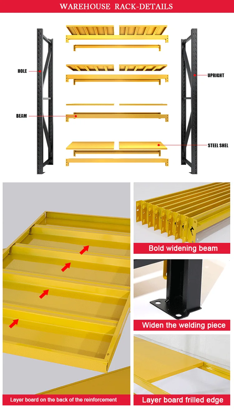 Medium Duty Warehouse Rack, 3500 mm High, detail 3