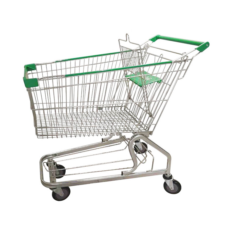 American Style Metal Shopping Trolley image 2