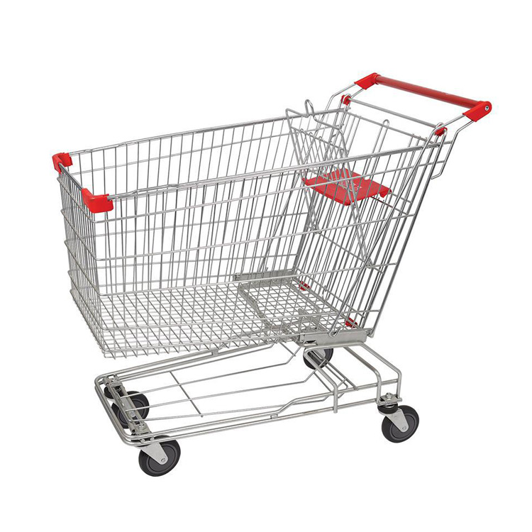 Asian Style Metal Shopping Trolley image 3