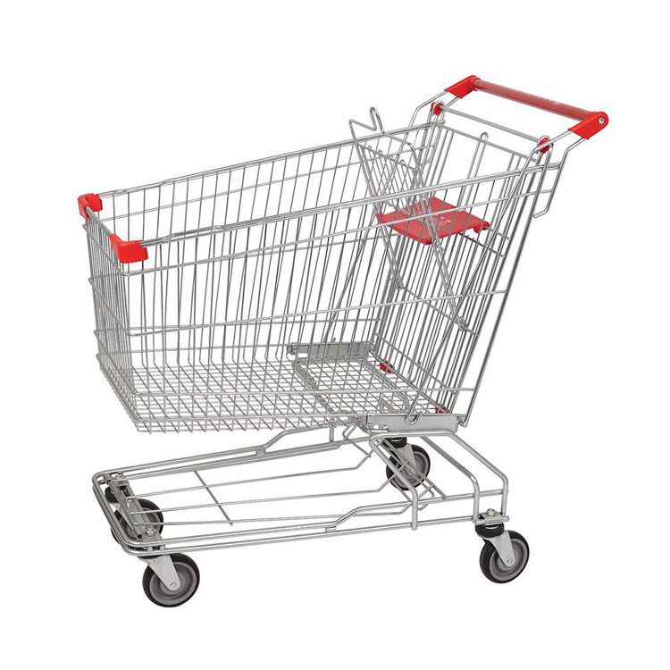 Asian Style Metal Shopping Trolley image 2