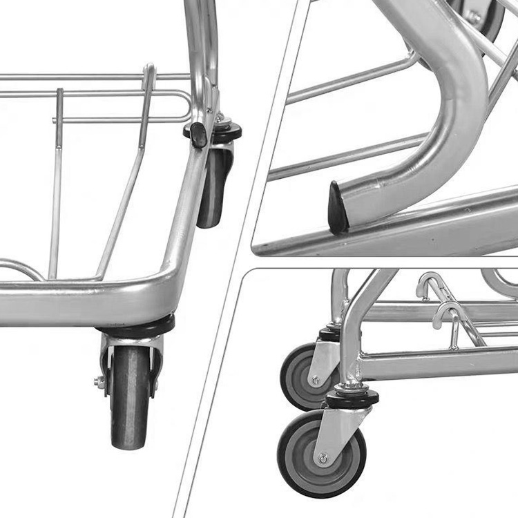 German Style Metal Shopping Trolley image 5