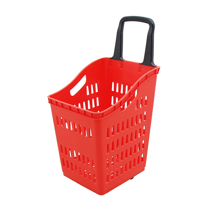 60L Plastic Shopping Basket image 3