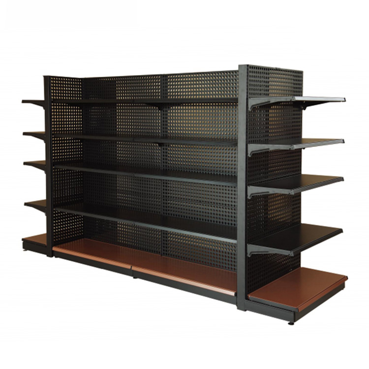 Hole Supermarket Gondola Display Shelving