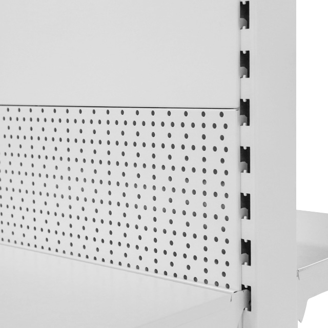 S50 Metal Gondola Shelving, Single Sided Bay image 5