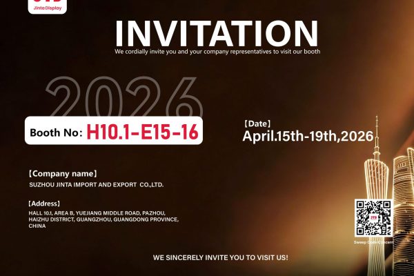 Suzhou Jinta Import & Export Co., Ltd. sincerely invites you to visit our booth at the 139th Canton Fair. We look forward to meeting and communicating with you.