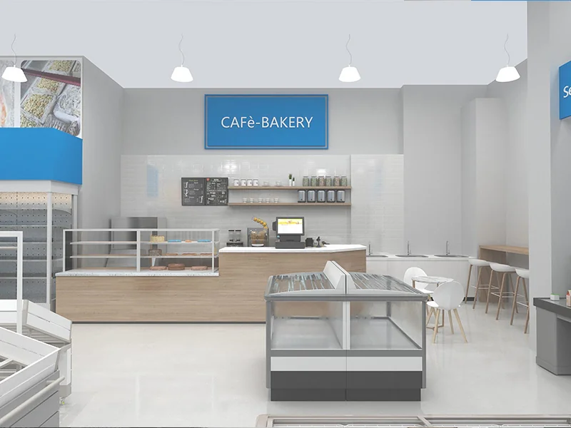 Department Supermarket Gondola Shelving Fit-Out – Saudi Arabia
