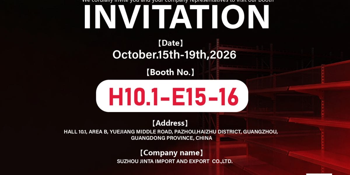 Suzhou Jinta (JTD) at the 140th Canton Fair · Booth H10.1-E15-16— Global Buyers Invited